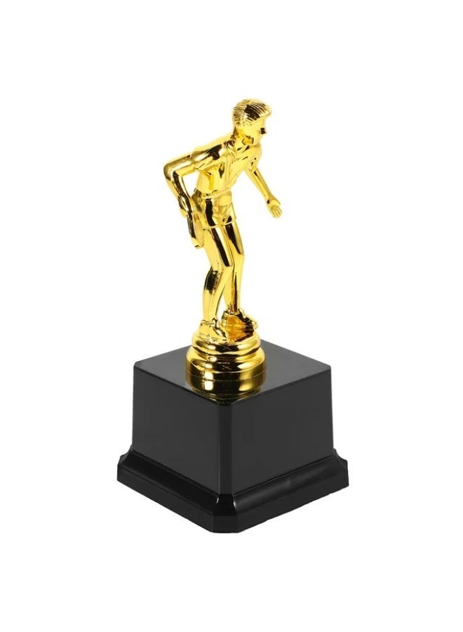 Gold Table Tennis (Ping Pong) Championship Cup with Deluxe Base - Table Tennis Player Statue, Perfect Height for School and Sports Awards and Rewards - Image 2